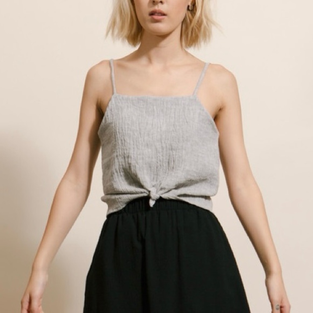 NWT Hackwith Design House Split Hem Cropped Tank … - image 5